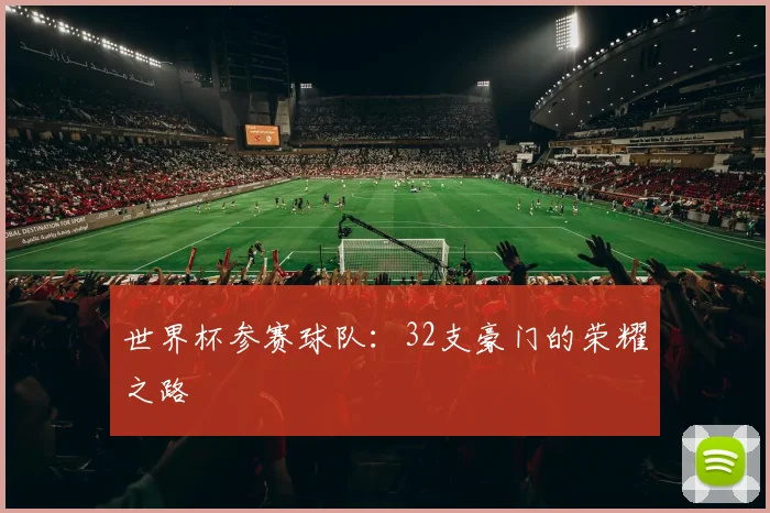 世界杯参赛球队：32支豪门的荣耀之路
